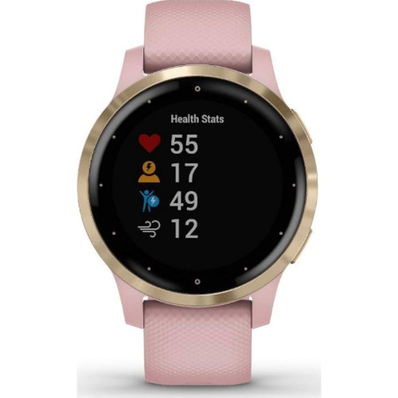 Garmin Vívoactive 4S 40 mm Smartwatch in Rose Gold with online White Band Renewed